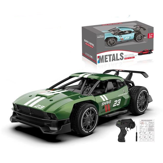 1/16 RC Drift Car – LED Lights, 25 km/h, 2.4GHz Remote