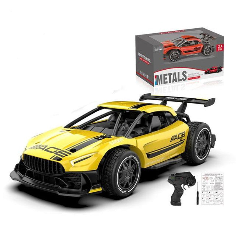 1/16 RC Drift Car – LED Lights, 25 km/h, 2.4GHz Remote