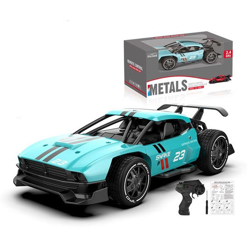 1/16 RC Drift Car – LED Lights, 25 km/h, 2.4GHz Remote