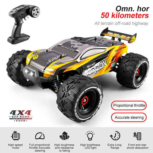 1/12 4WD RC Monster Truck – 50 km/h, 2 Batteries, All-Terrain Off-Road